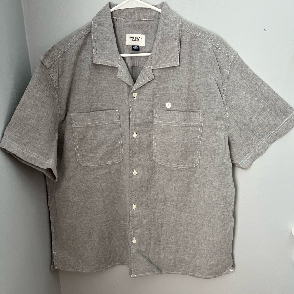 American eagle color gray size L